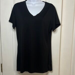 Champion Black Fitted Short Sleeve Tee